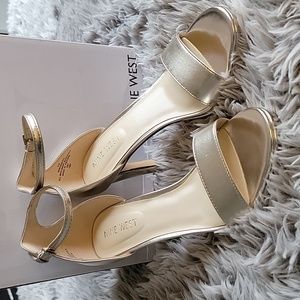 Gold heels